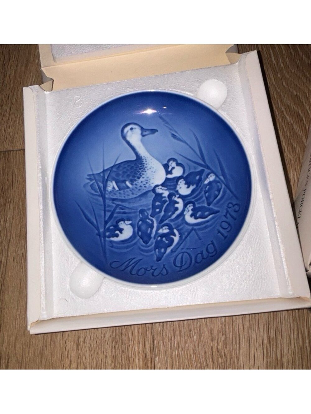 Bing & Grondahl Royal Copenhagen Plate 4 Blue Porcelain 70s